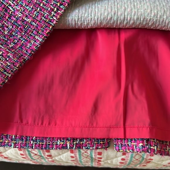 J. Crew Size 6 Pink Tweed Sheath Dress - Picture 7 of 8